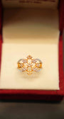 22K Gold Designer Ladies Ring