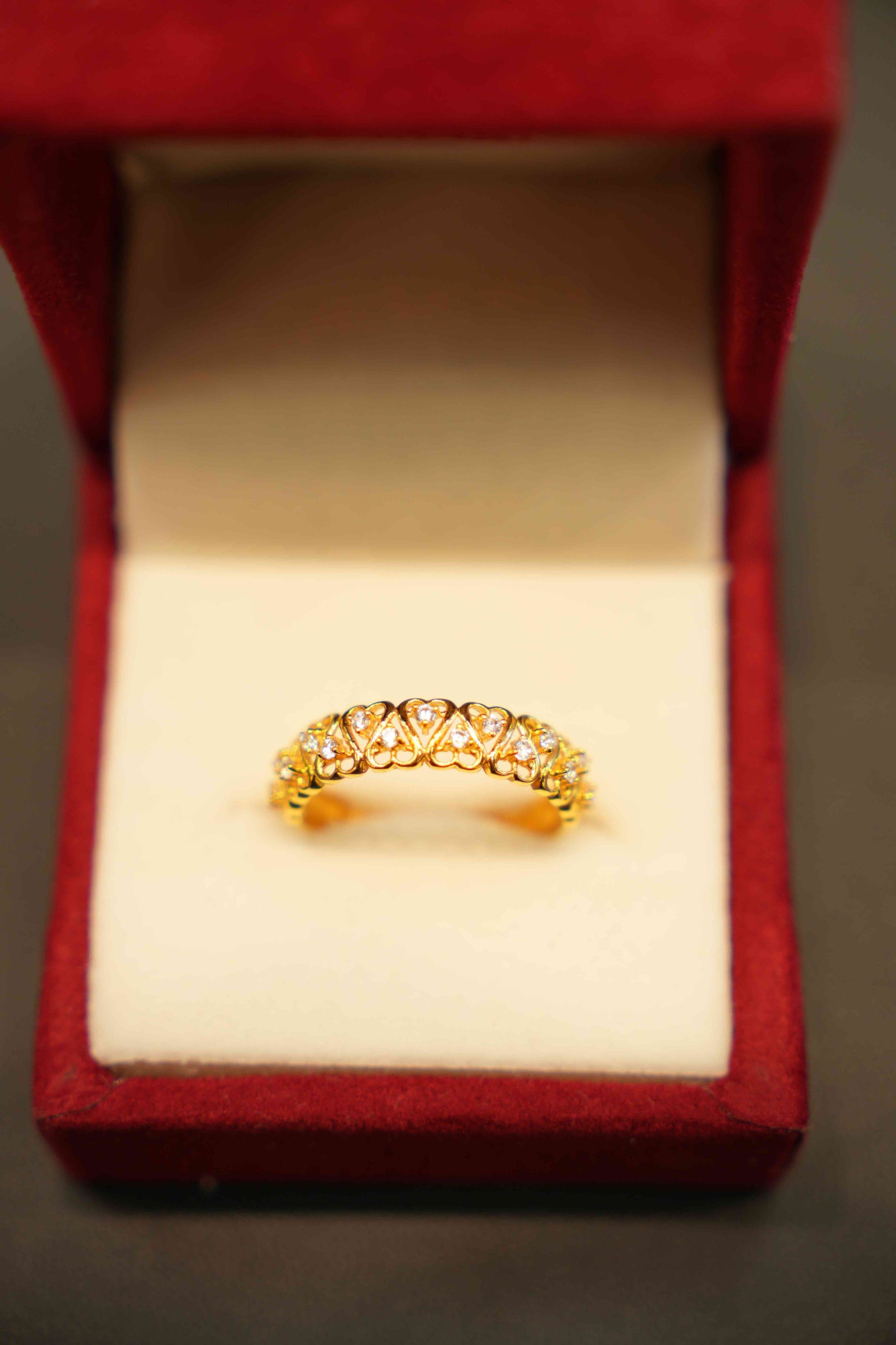 22K Gold Designer Ladies Ring