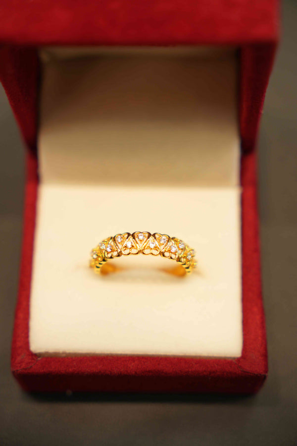 22K Gold Designer Ladies Ring