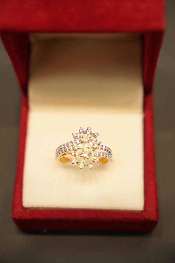 22K Gold Designer Ladies Ring