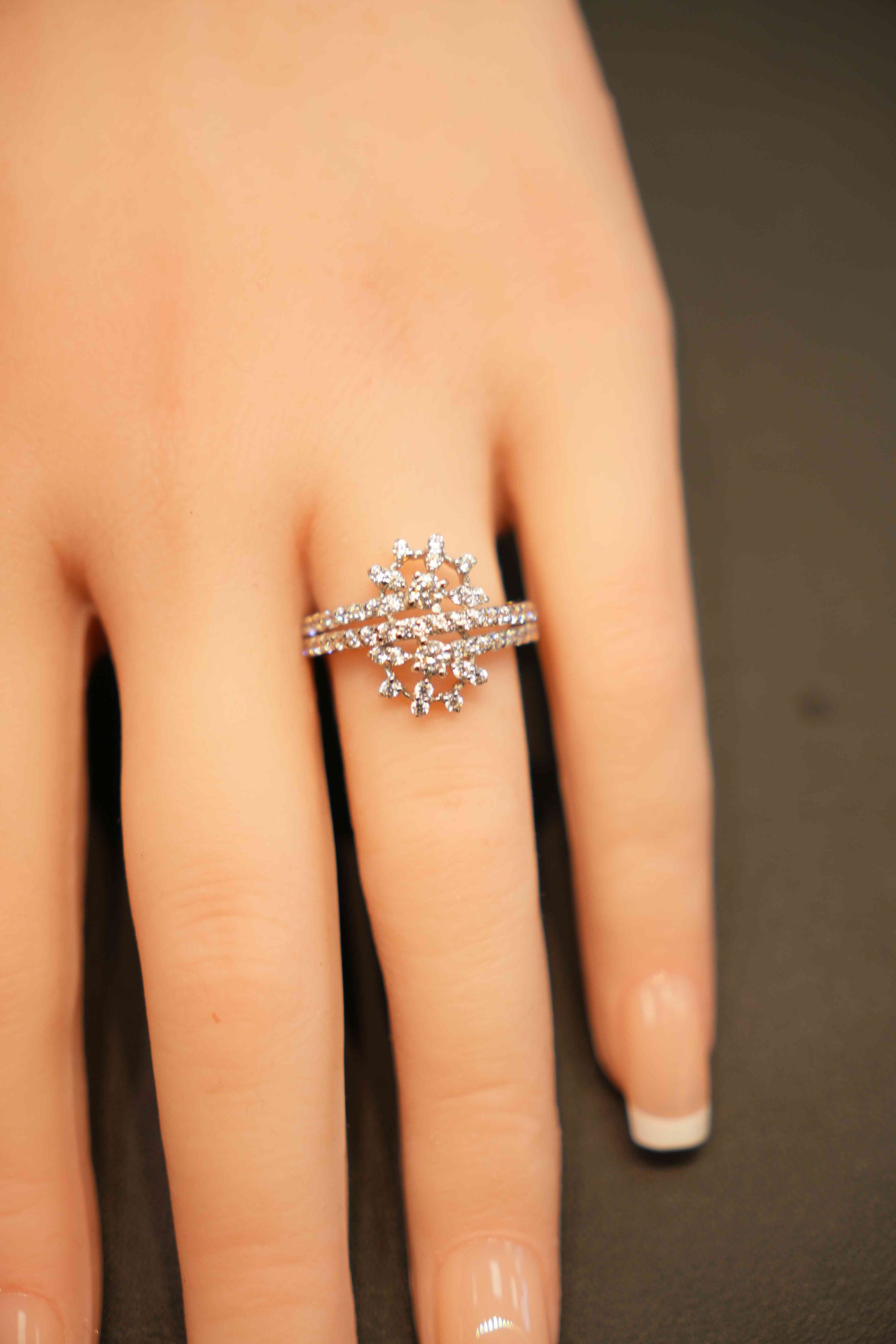 22K Gold Designer Ladies Ring