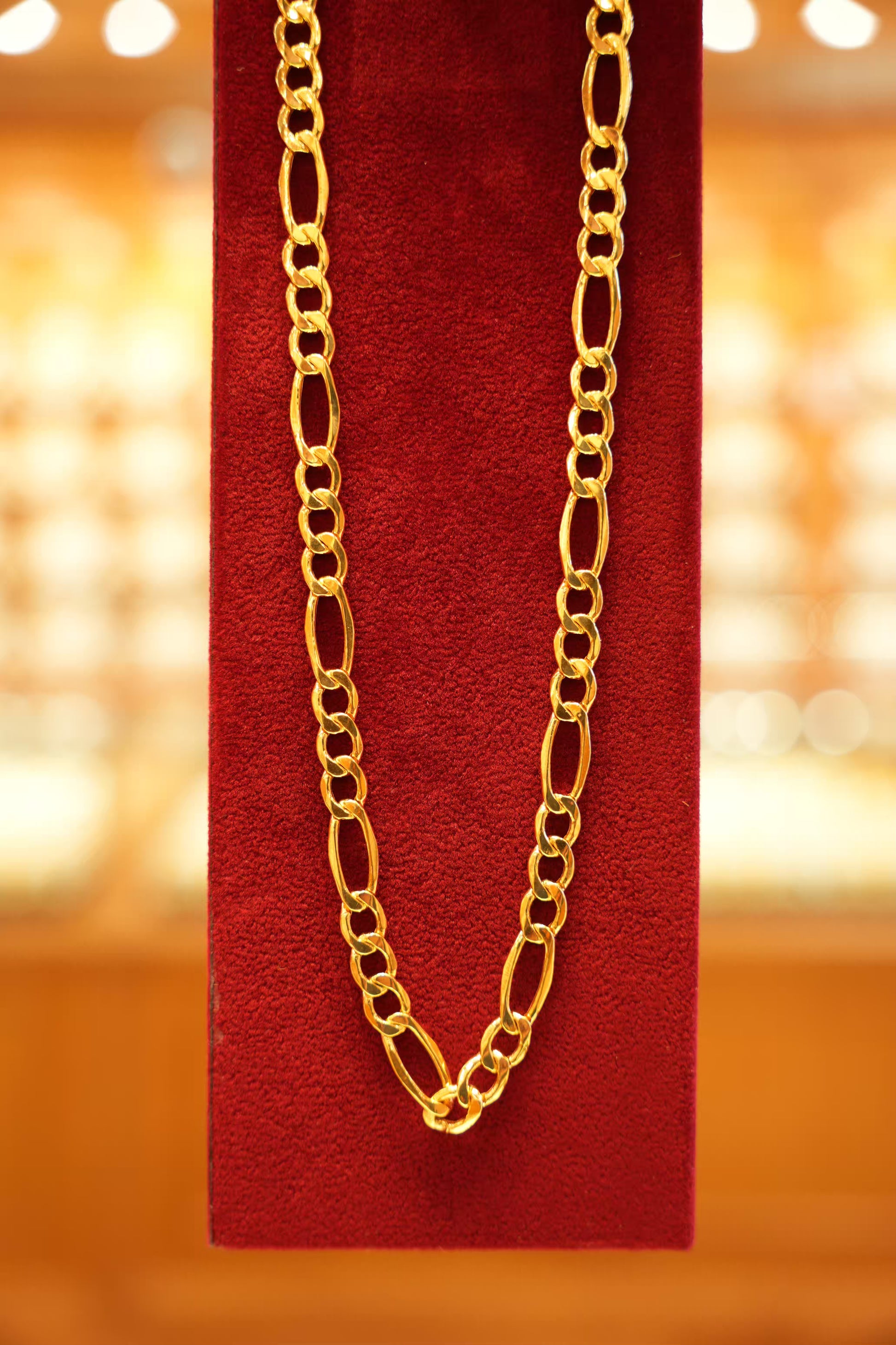 22K Gold Designer Men's Chain (20 Inches)