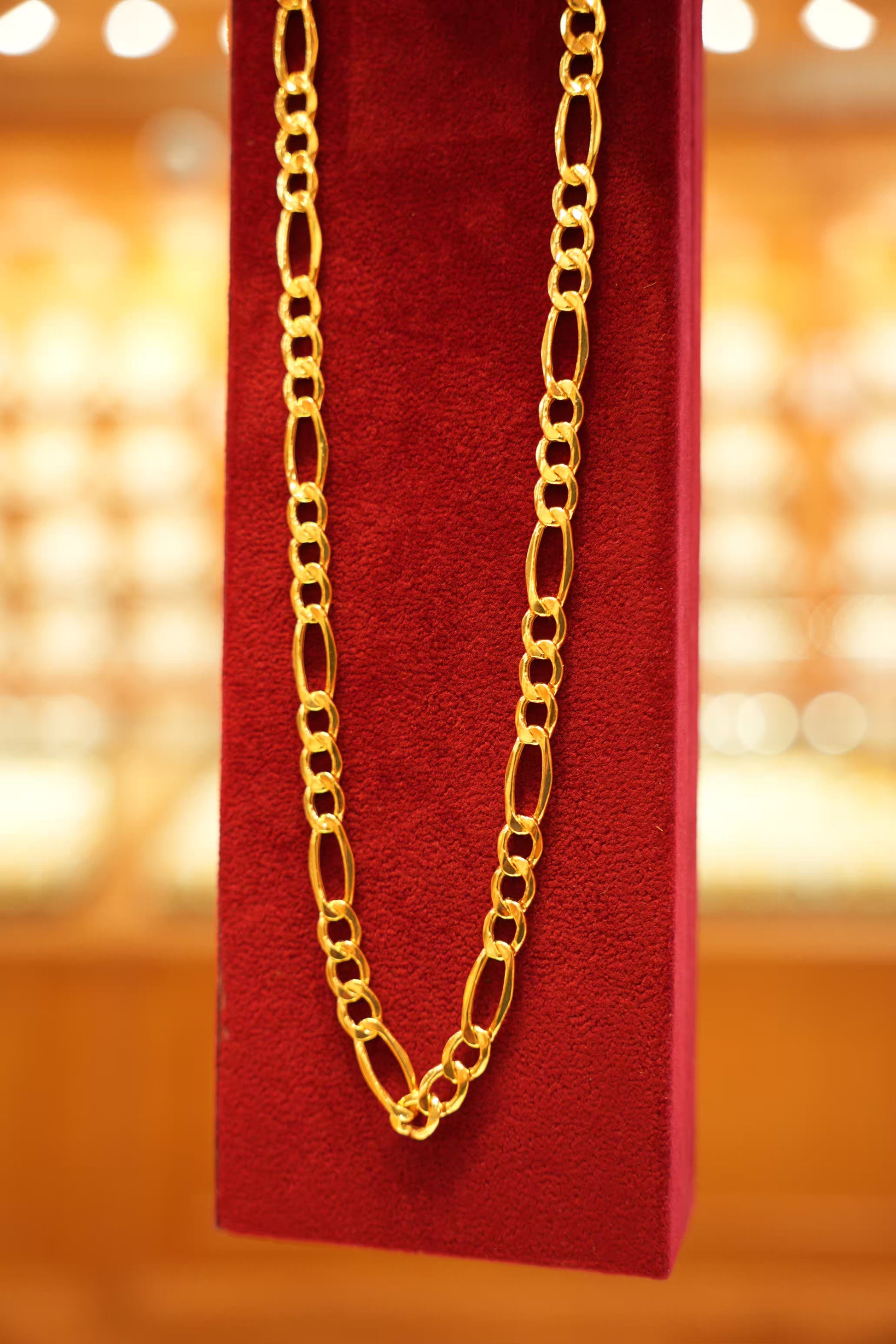 22K Gold Designer Men's Chain (20 Inches)