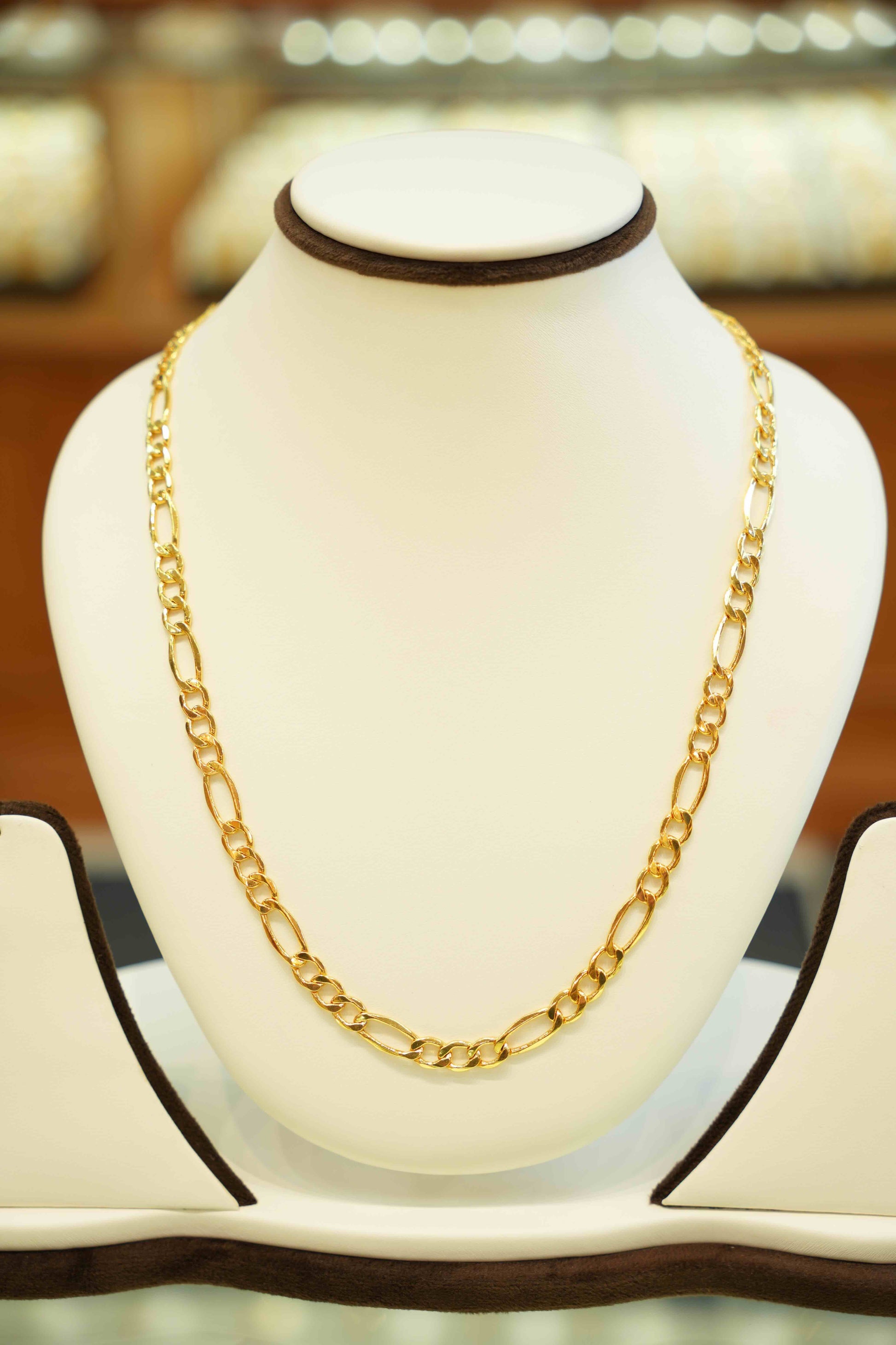 22K Gold Designer Men's Chain (20 Inches)