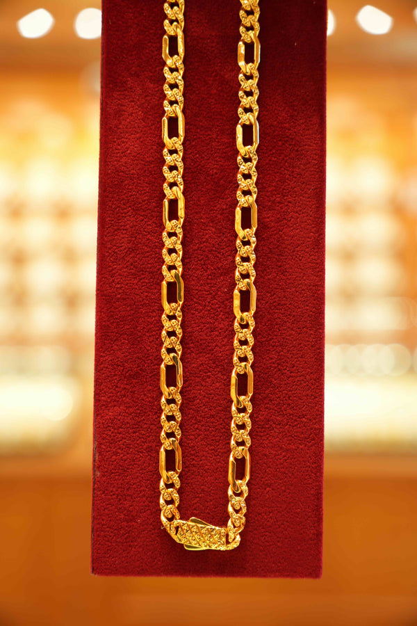 22K Gold Designer Men's Chain (20 Inches)