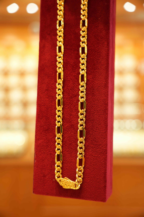 22K Gold Designer Men's Chain (20 Inches)