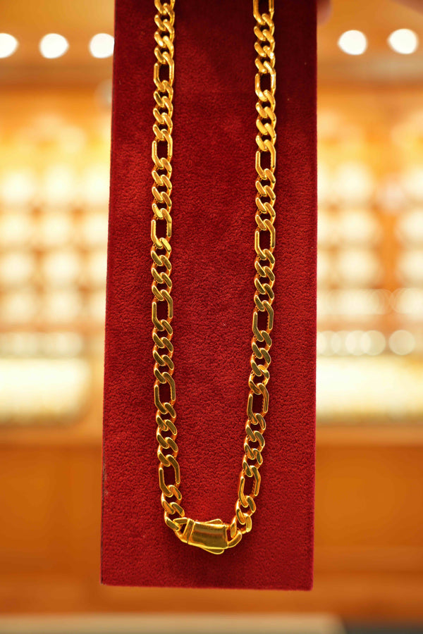 22K Gold Designer Men's Chain (20 Inches)