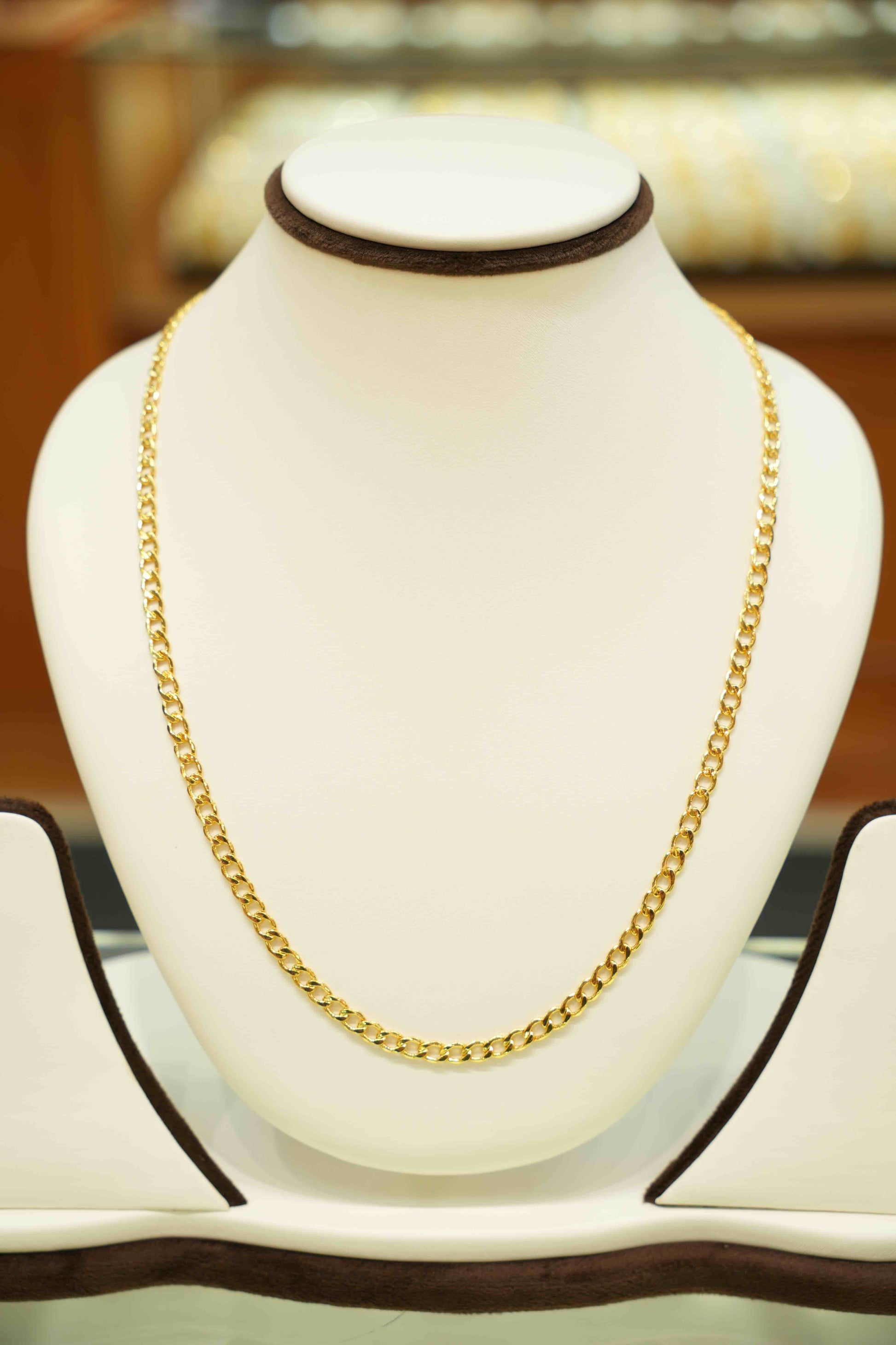 22K Gold Designer Men's Chain (20 Inches)