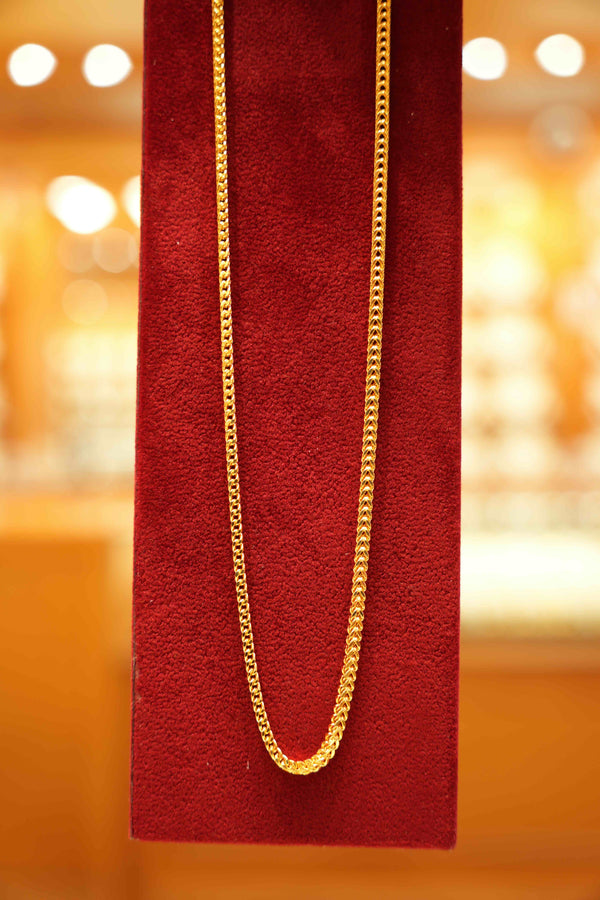 22K Gold Designer Men's Chain (20 Inches)