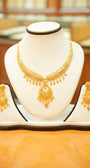 22K Gold Designer Necklace Set