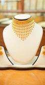 22K Gold Designer Rainfall Choker Set