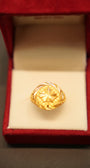 22K Gold Urban Men's Ring