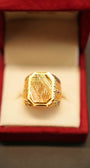 22K Gold Designer Men's Ring