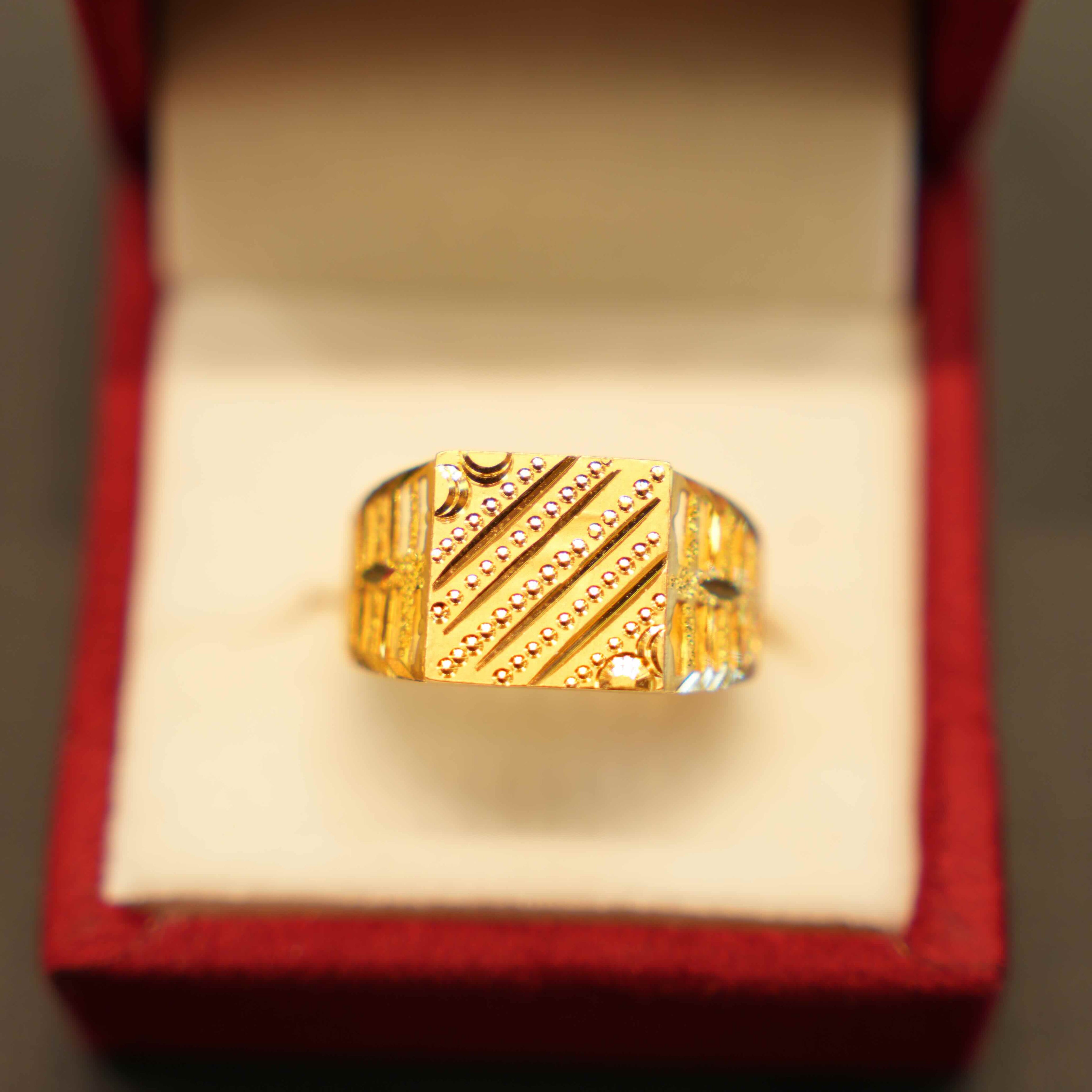 22K Gold Imperial Men's Ring