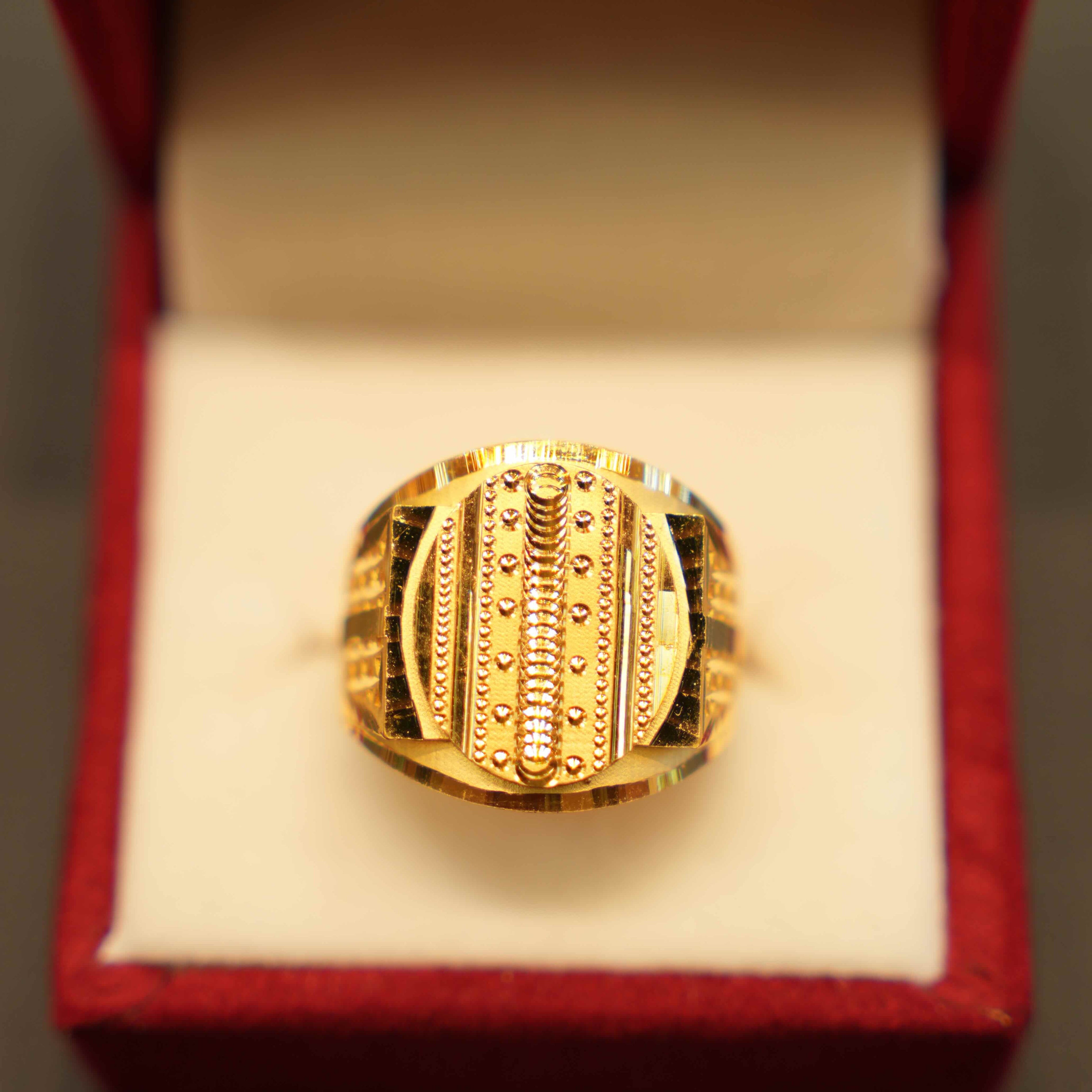 22K Gold Vintage Men's Ring