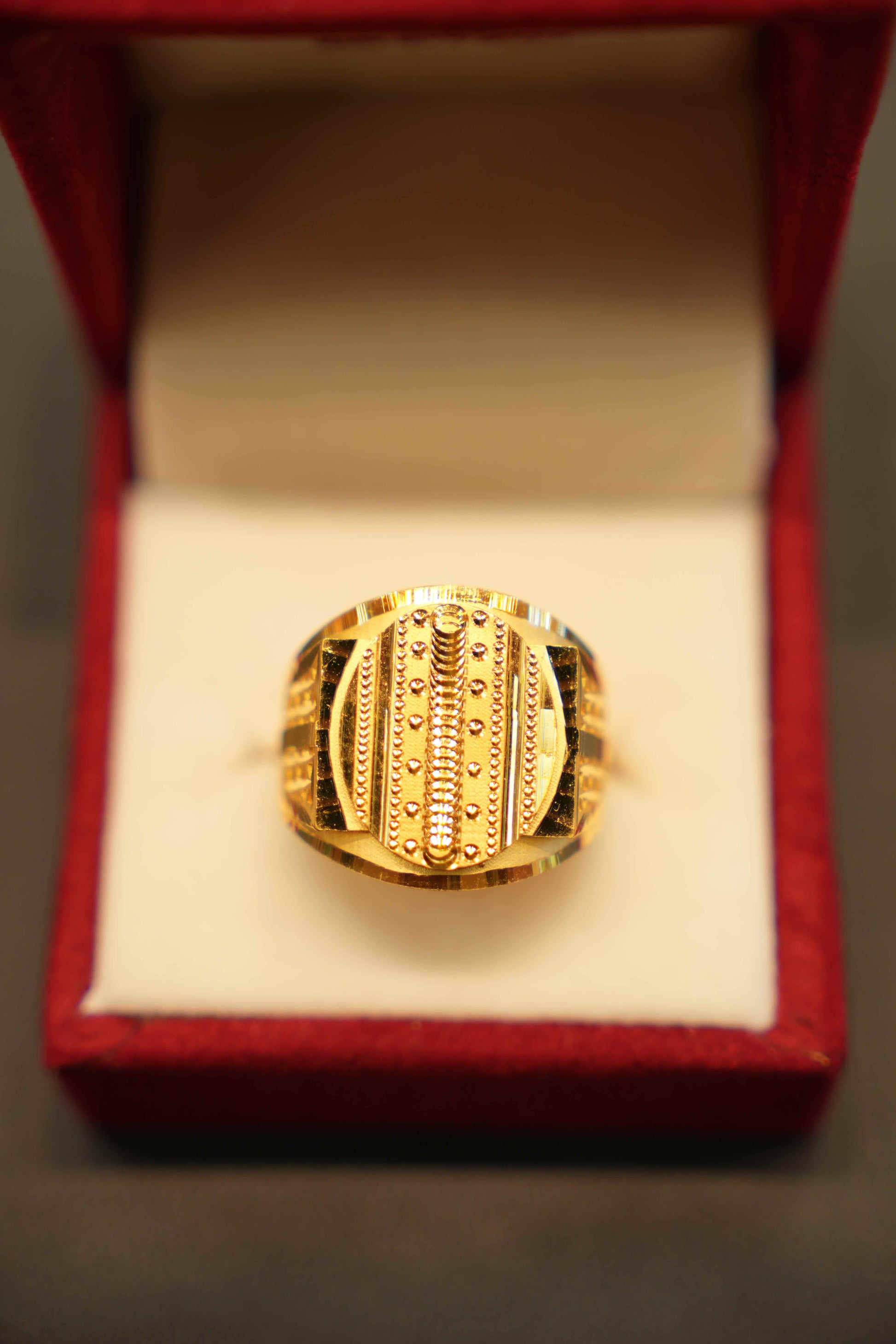 22K Gold Vintage Men's Ring