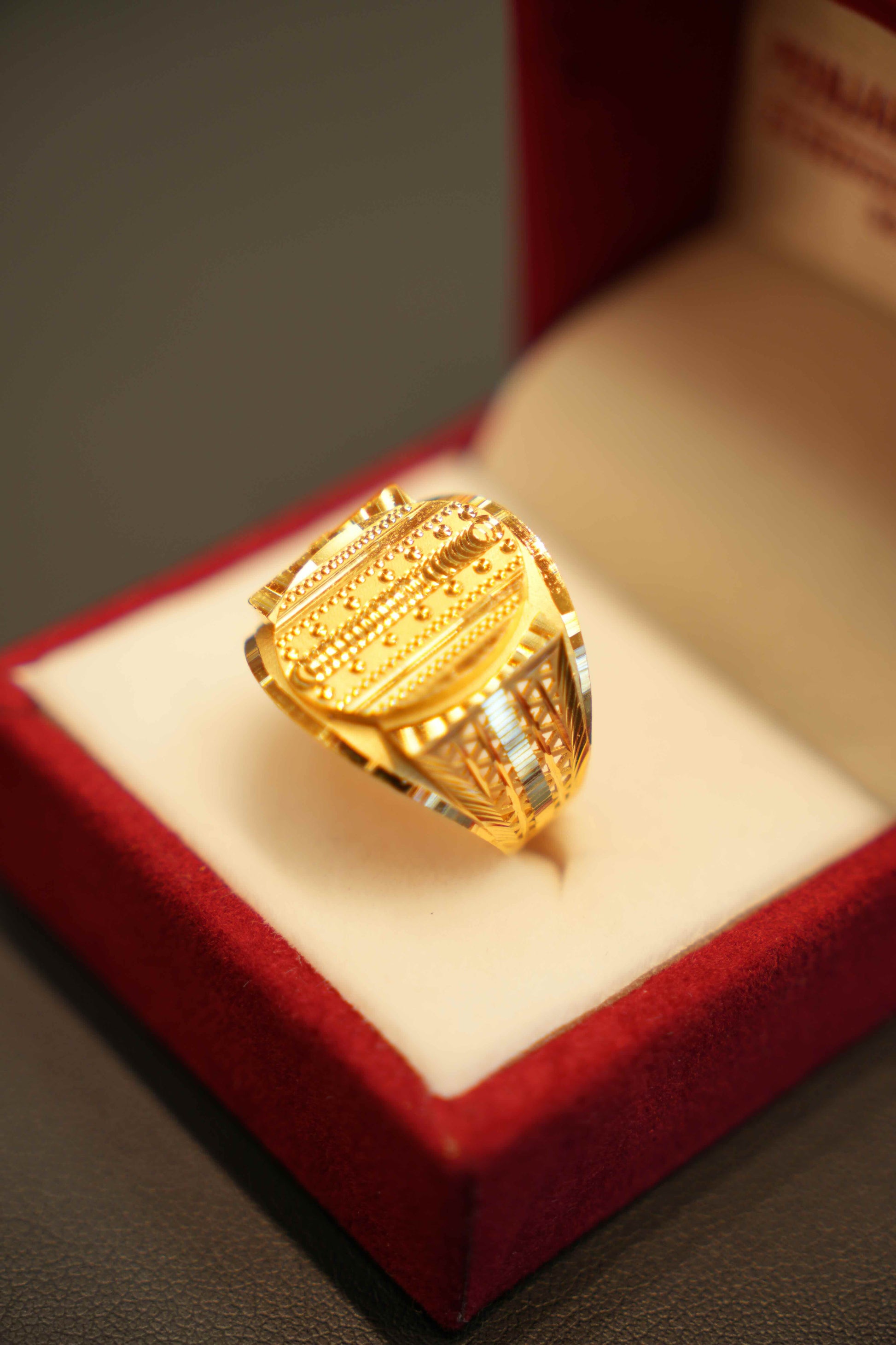 22K Gold Vintage Men's Ring