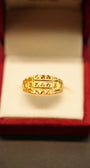 22K Gold Designer Men's Ring