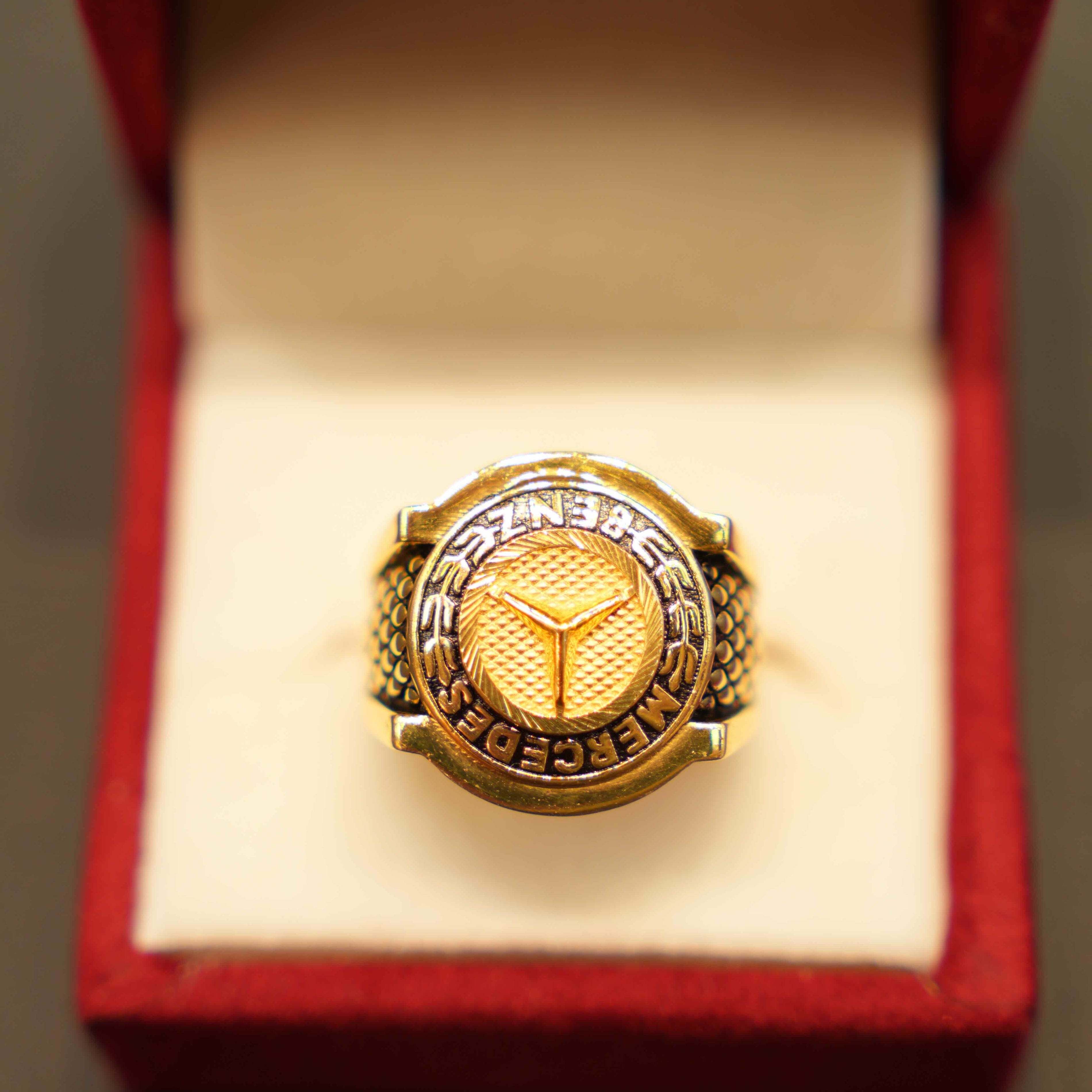 22K Gold Designer Men's Ring