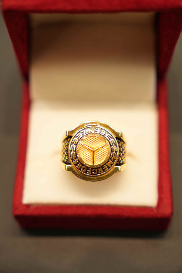 22K Gold Designer Men's Ring