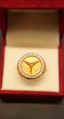 22K Gold Designer Men's Ring