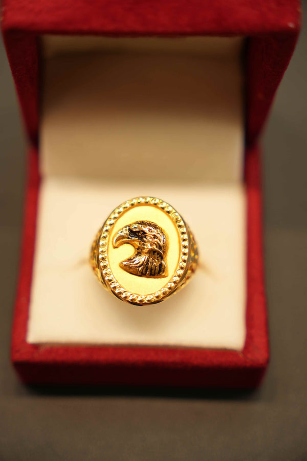 22K Gold Designer Men's Ring