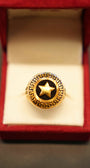 22K Gold Designer Men's Ring