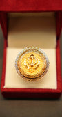 22K Gold Designer Men's Ring