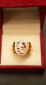 22K Gold Designer Men's Ring