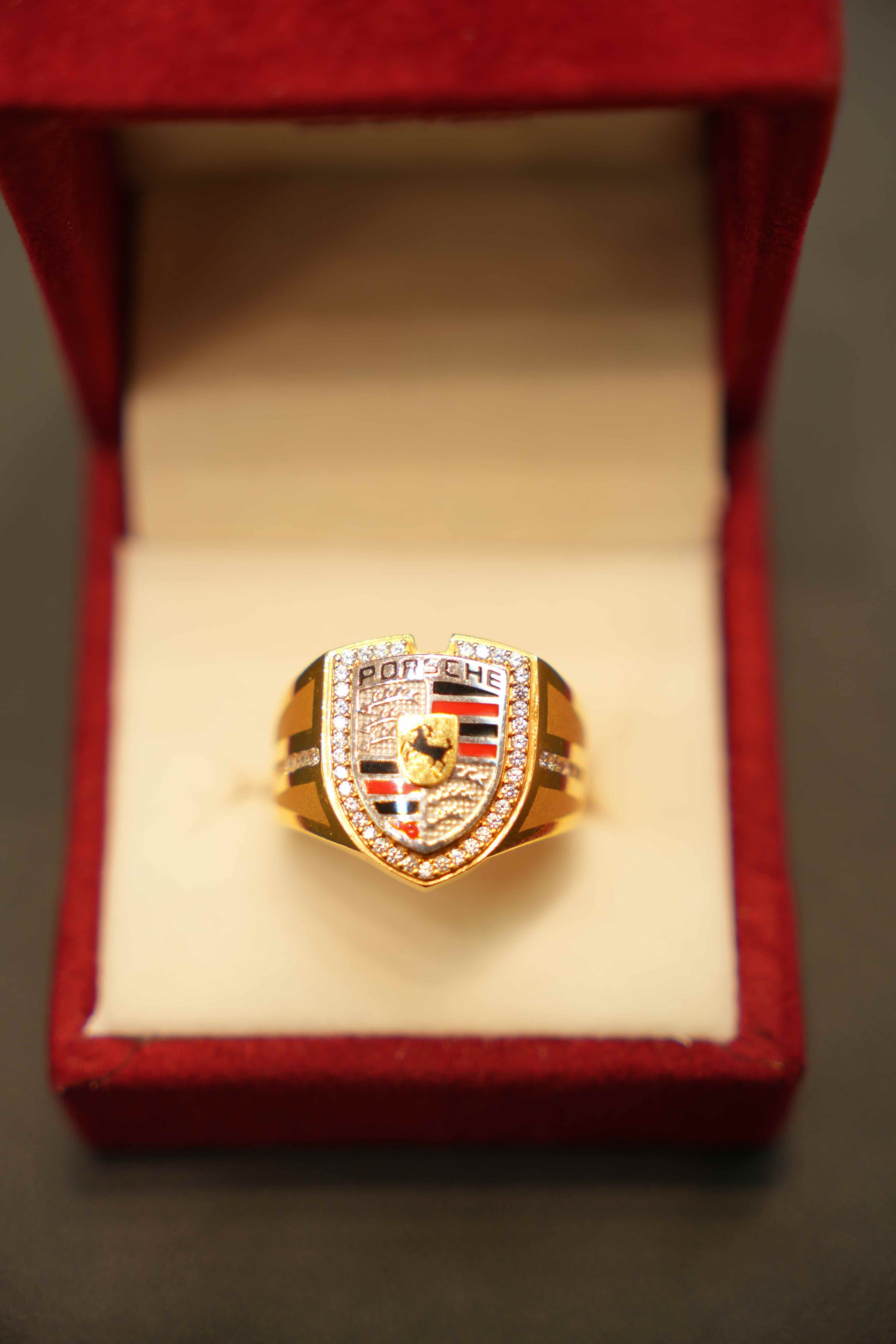22K Gold Designer Men's Ring