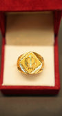 22K Gold Designer Men's Ring