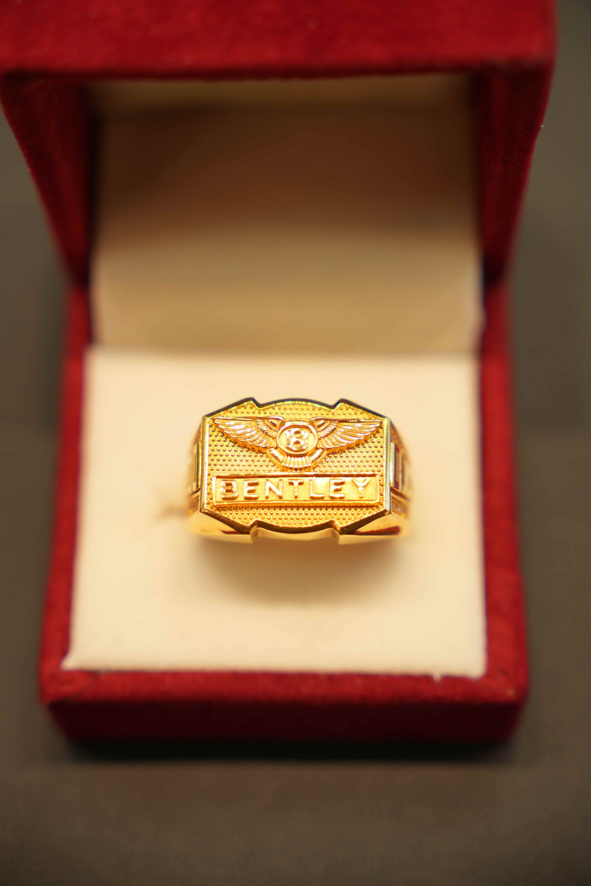 22K Gold Designer Men's Ring