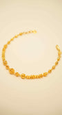 22K Gold Ladies Beaded Bracelet