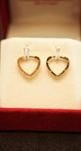 18K Gold Ladies Hoop Earrings