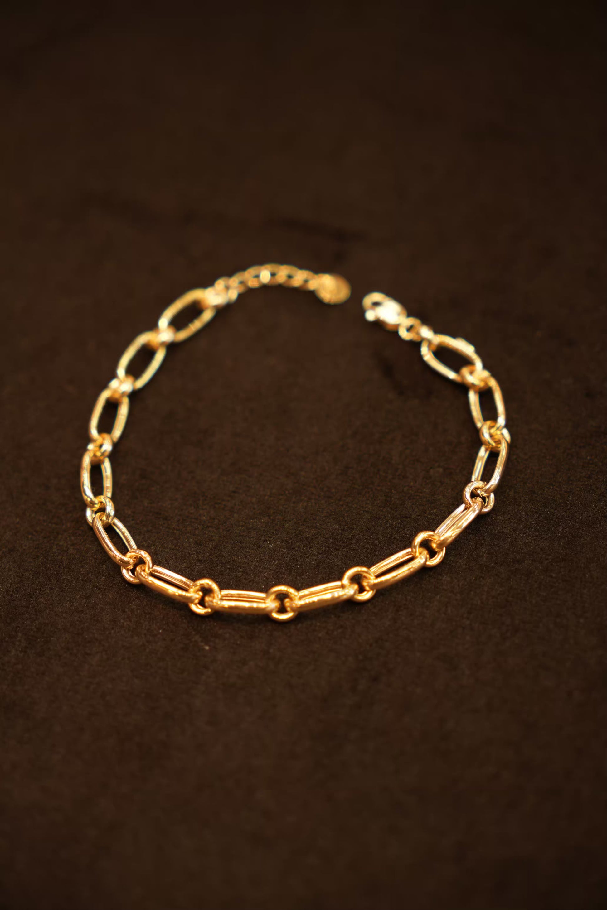 18K Gold Link Bracelet