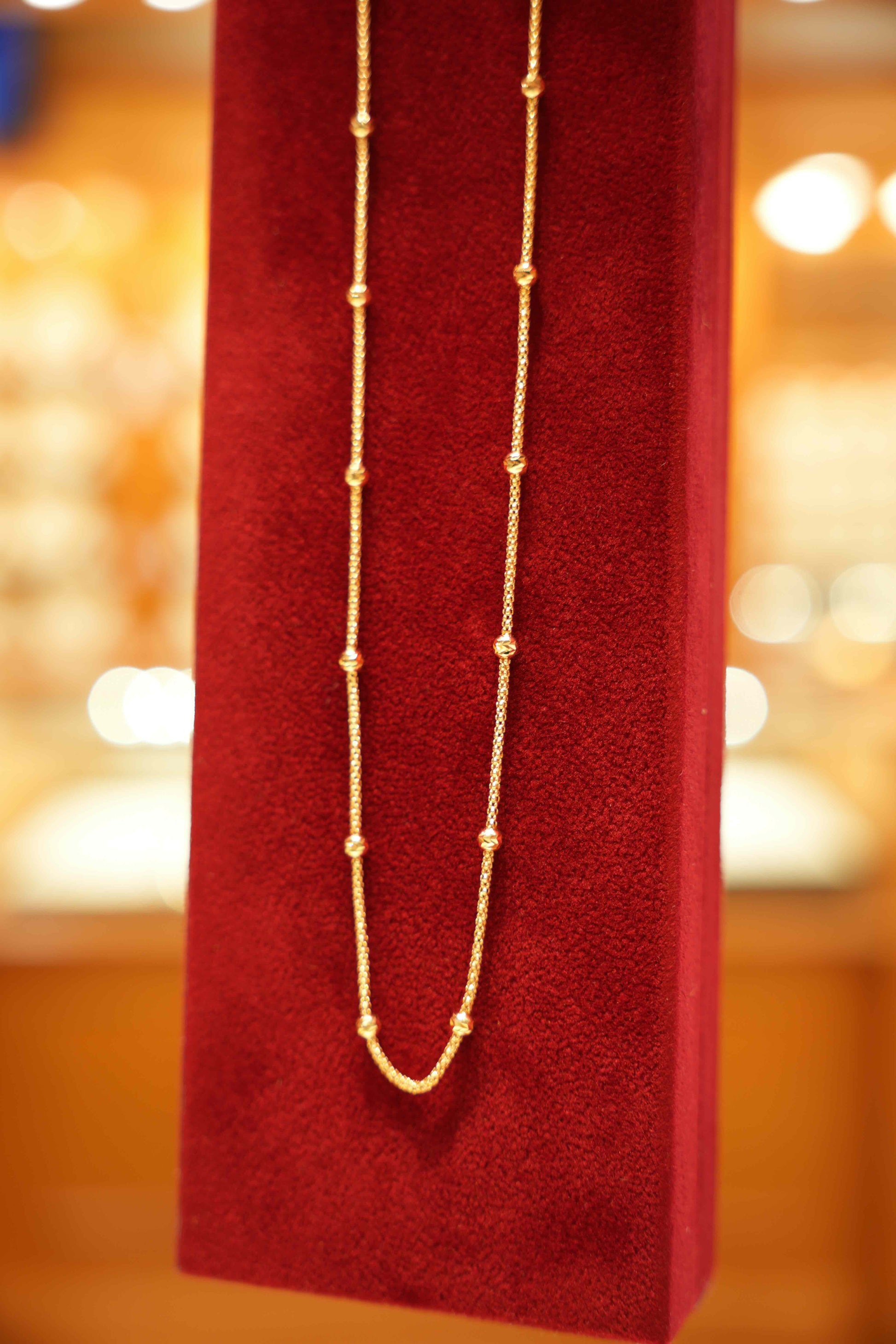 18K Gold Designer Chain (18 Inches)