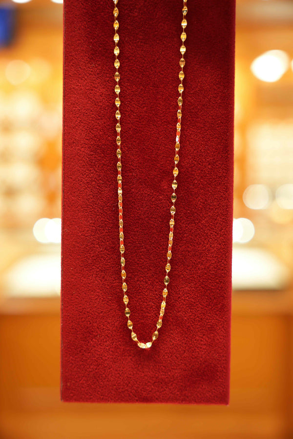 18K Gold Designer Chain (18 Inches)
