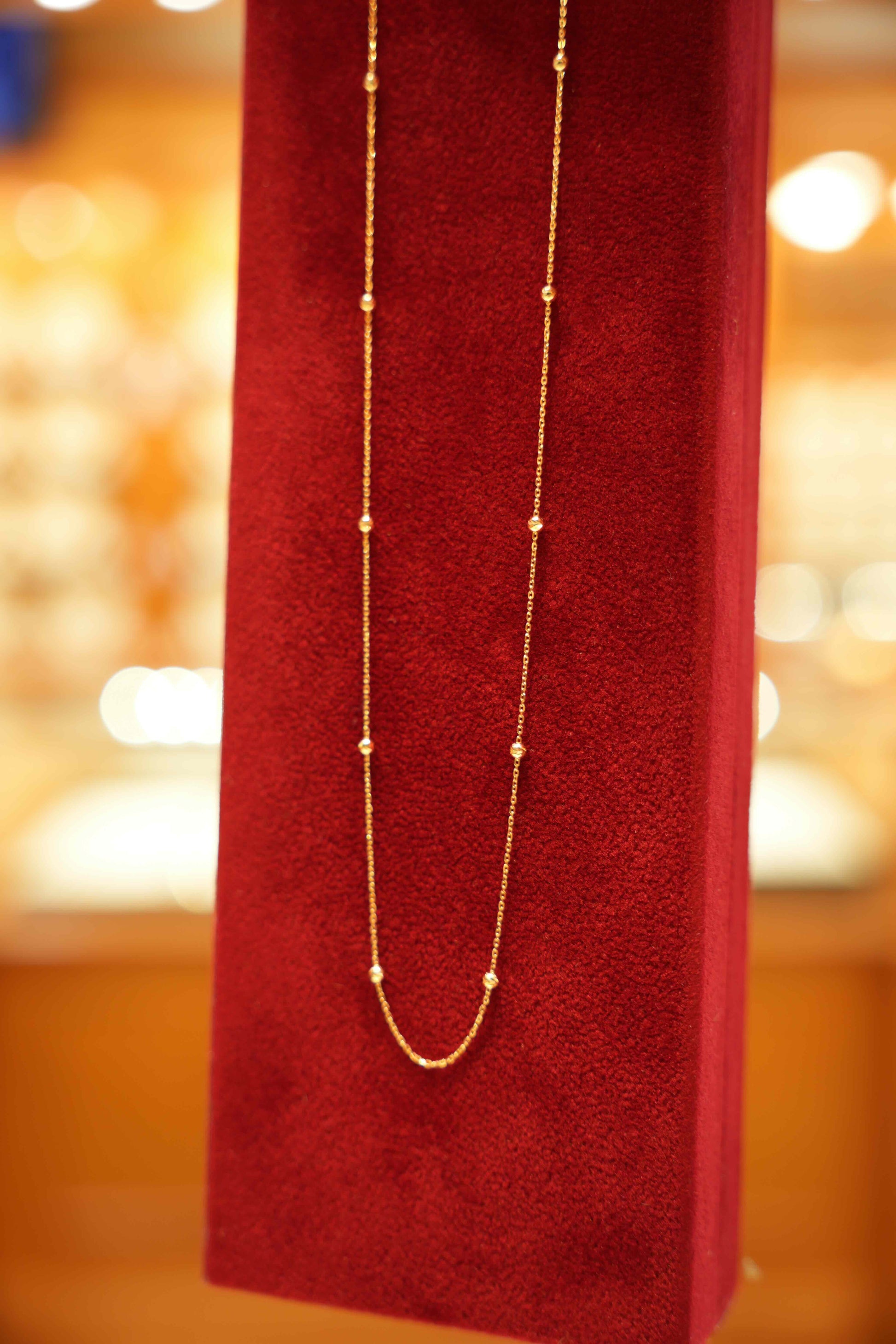 18K Gold Designer Chain (18 Inches)