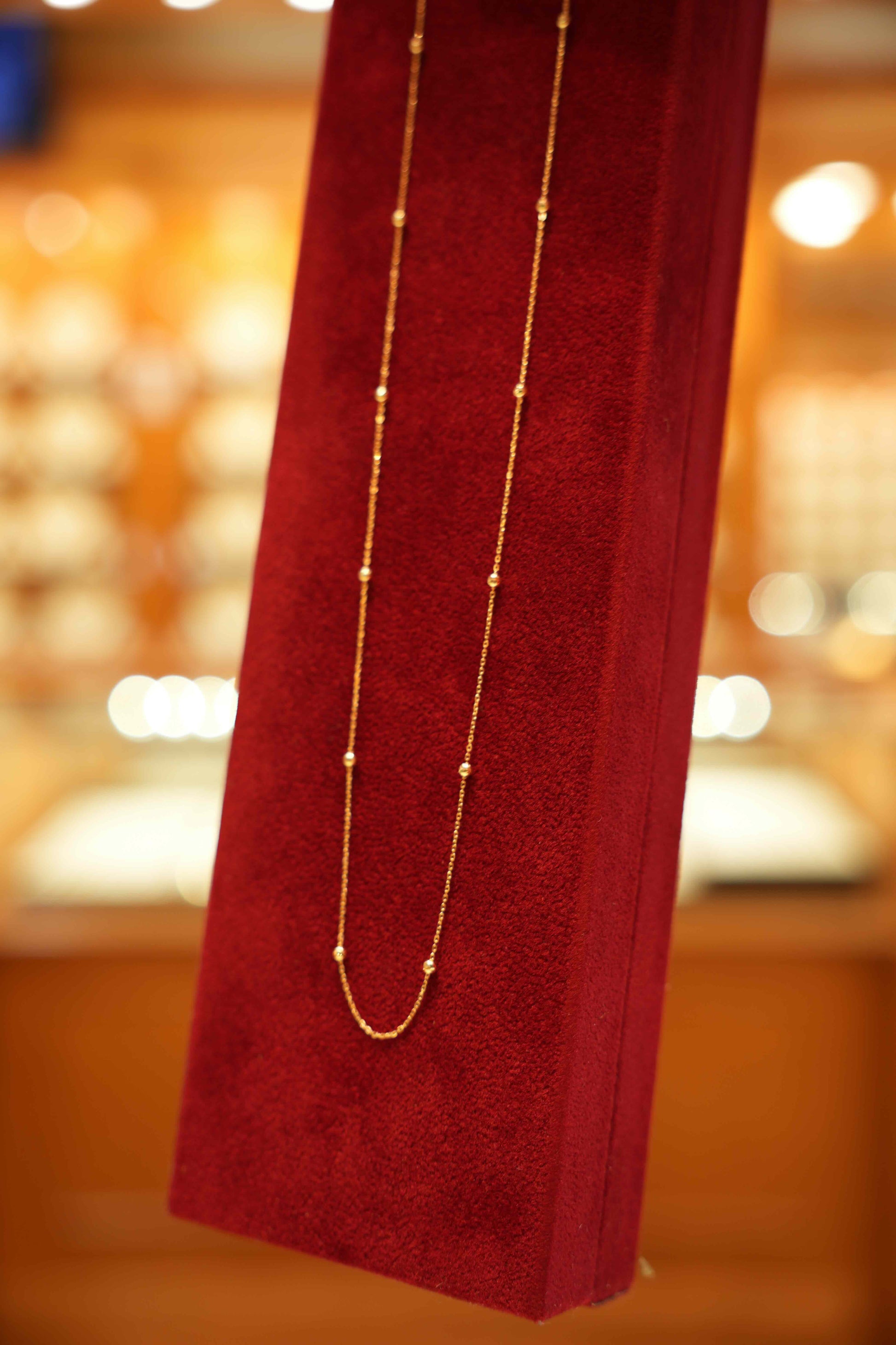 18K Gold Designer Chain (18 Inches)