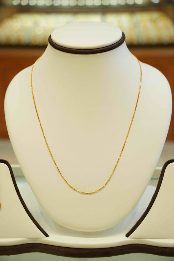 22K Gold Ladies Chain (18 Inches)