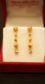 22K Gold Ladies Dangling Earrings