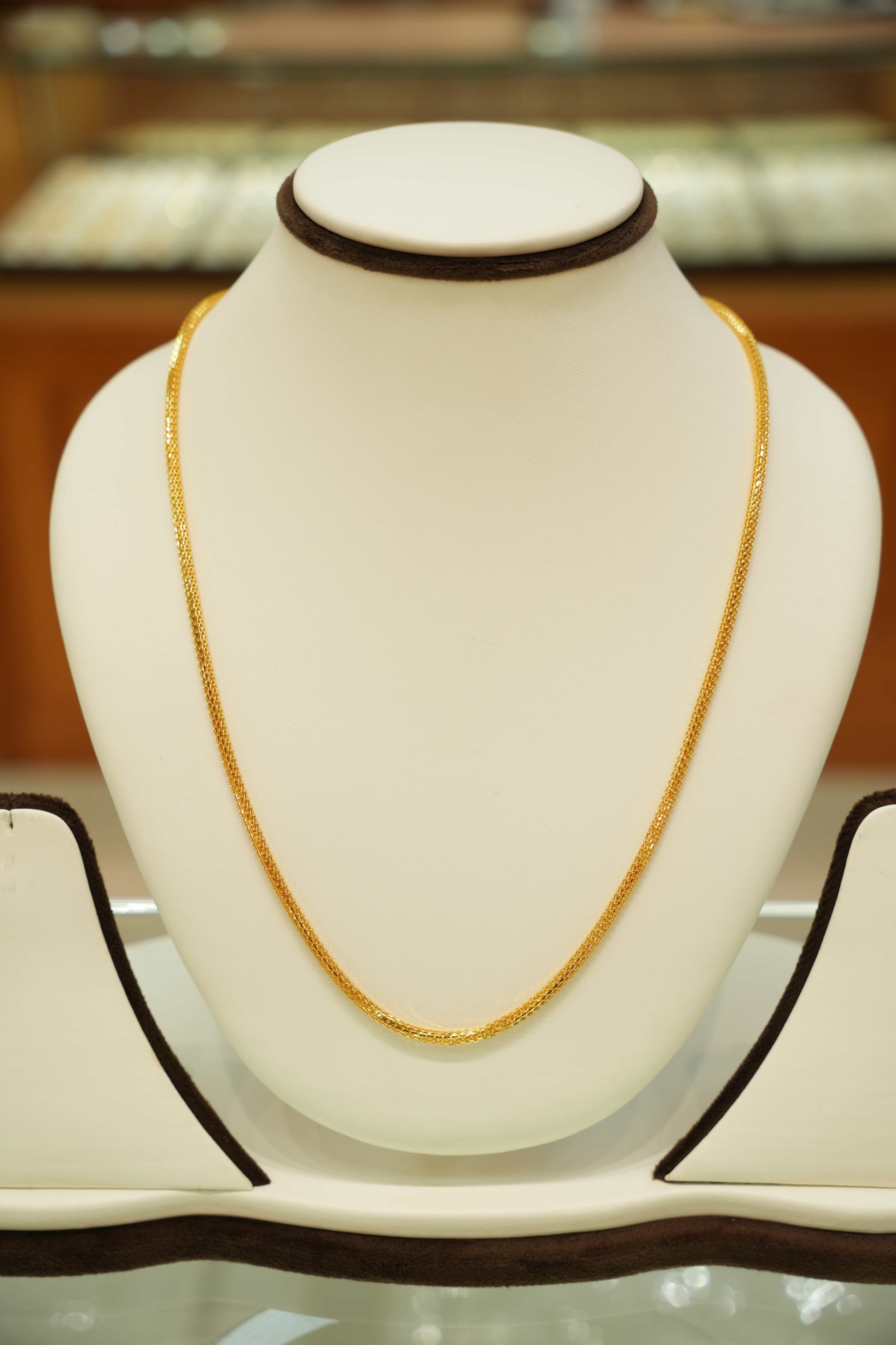 22K Gold Designer Men's Chain (20 Inches)
