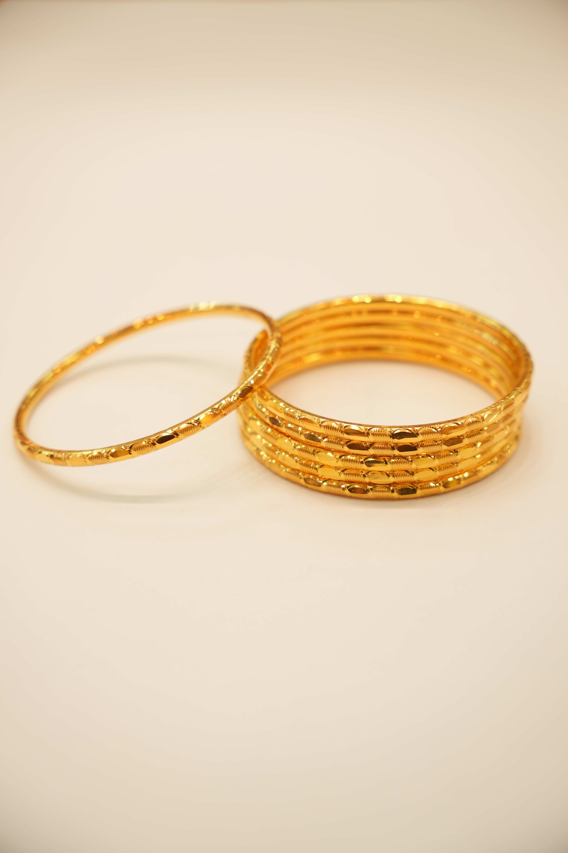 22K Gold Designer Ladies Bangle Set
