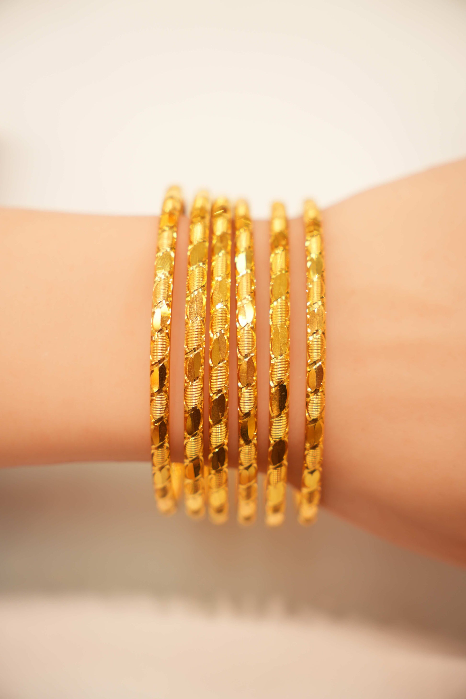 22K Gold Designer Ladies Bangle Set