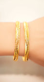 22K Gold Designer Ladies Bangles