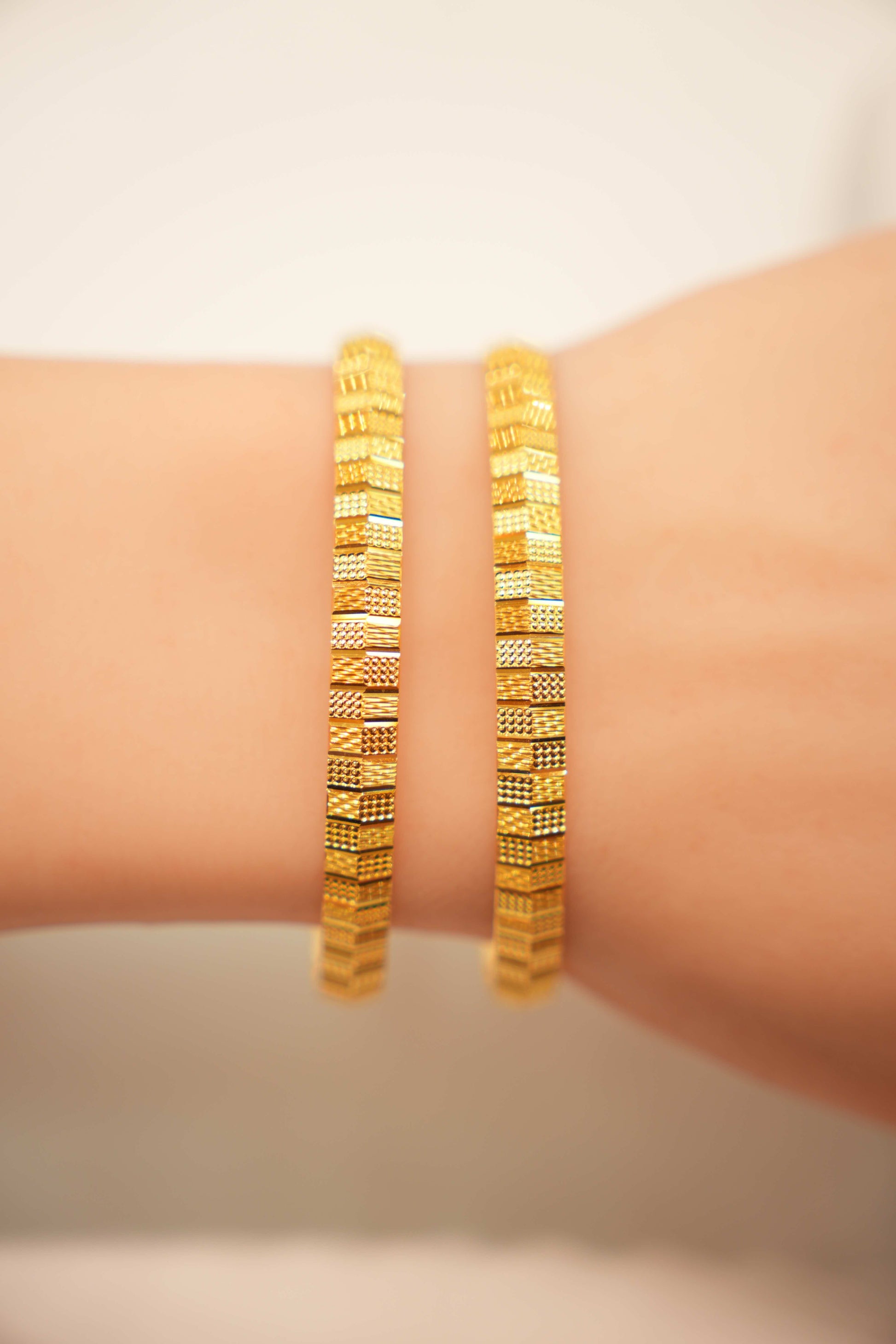 22K Gold Designer Ladies Bangles