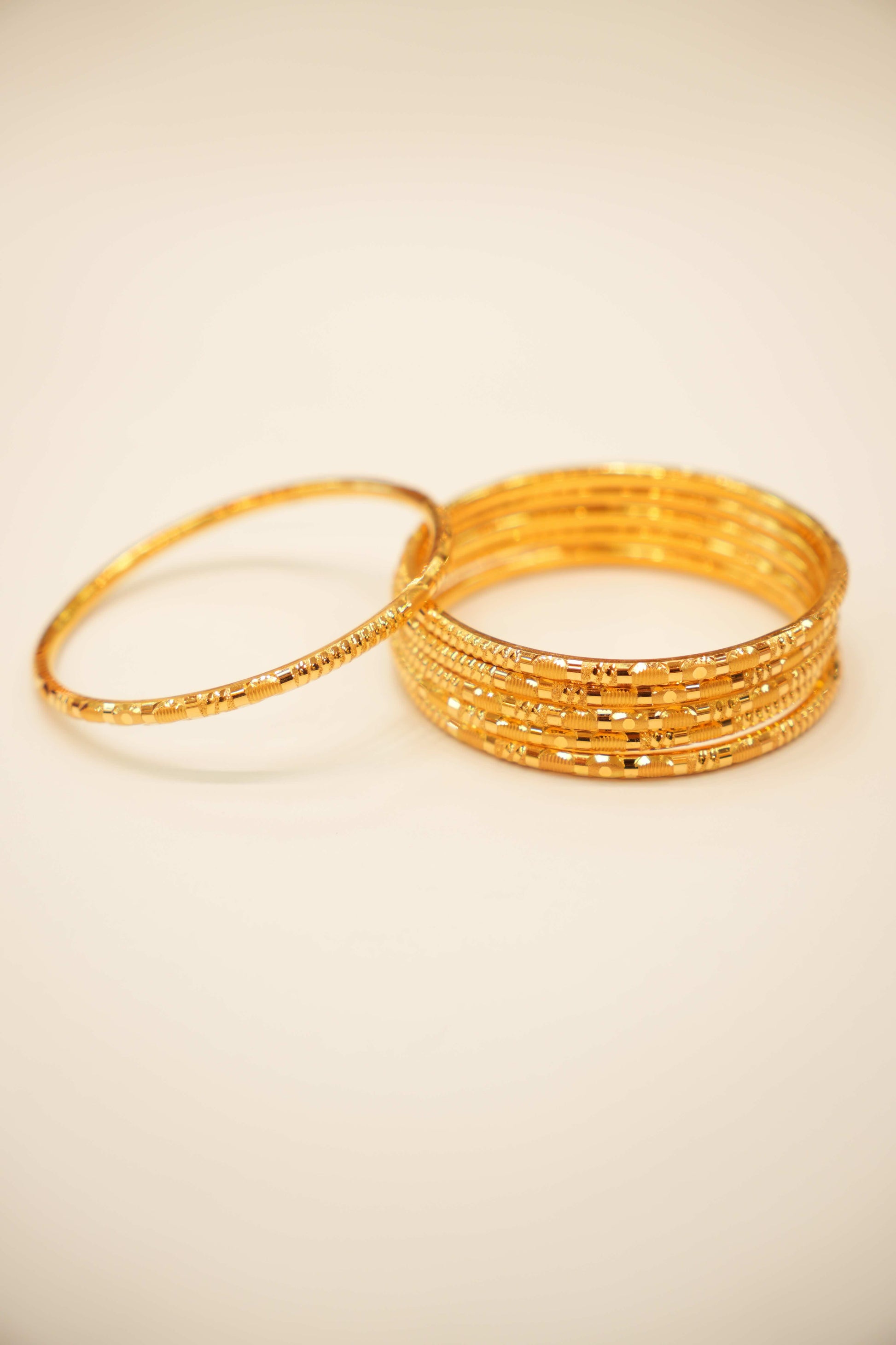 22K Gold Designer Ladies Bangle Set