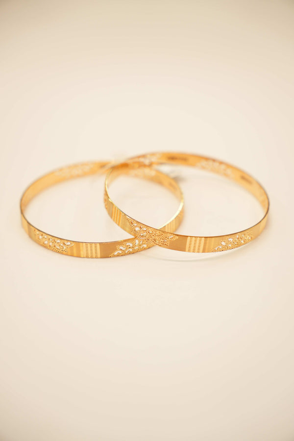 22K Gold Designer Ladies Bangles