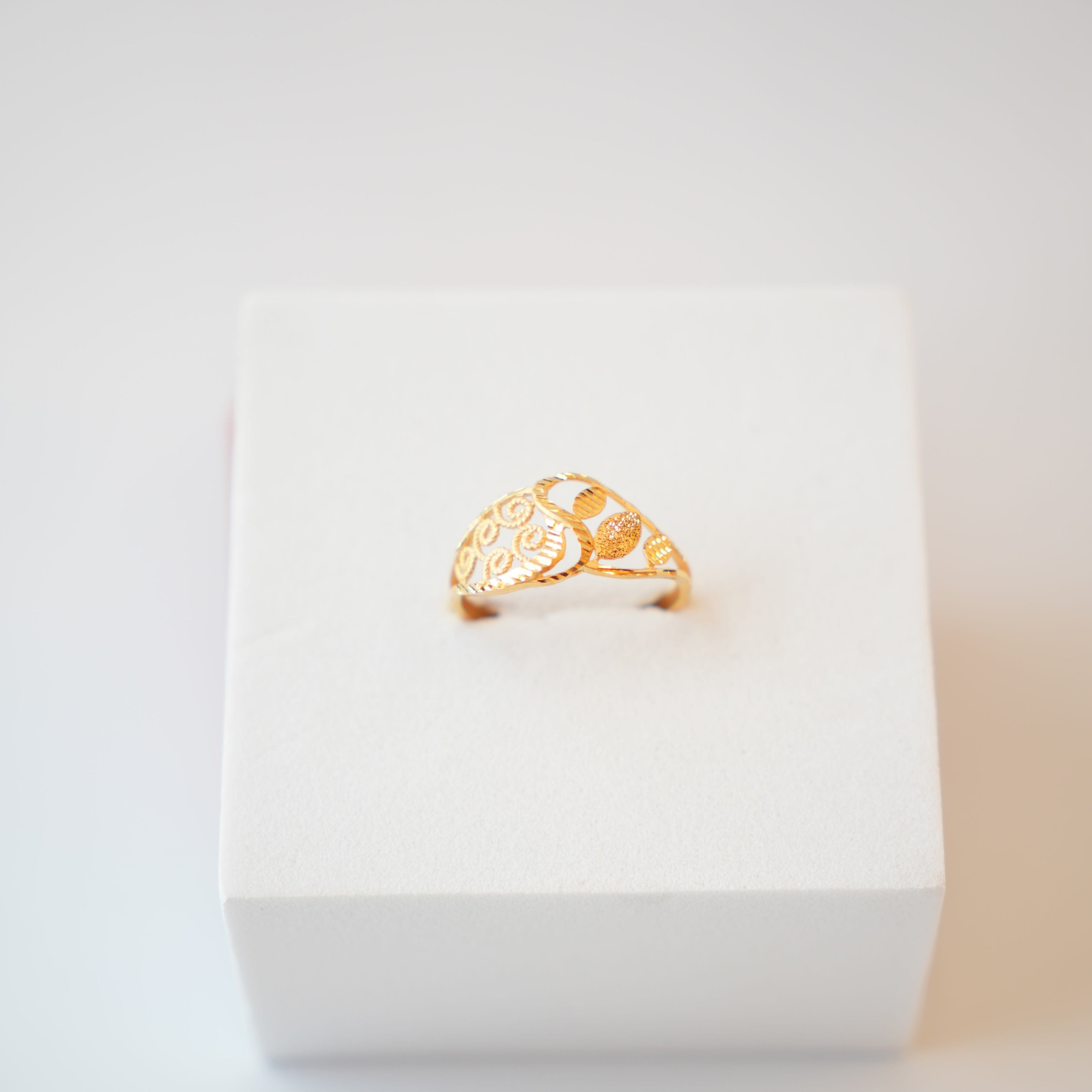 22K Gold Designer Infinity Ladies Ring