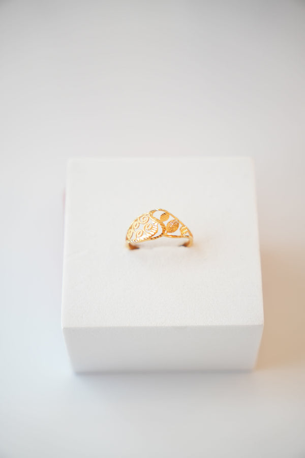22K Gold Designer Infinity Ladies Ring